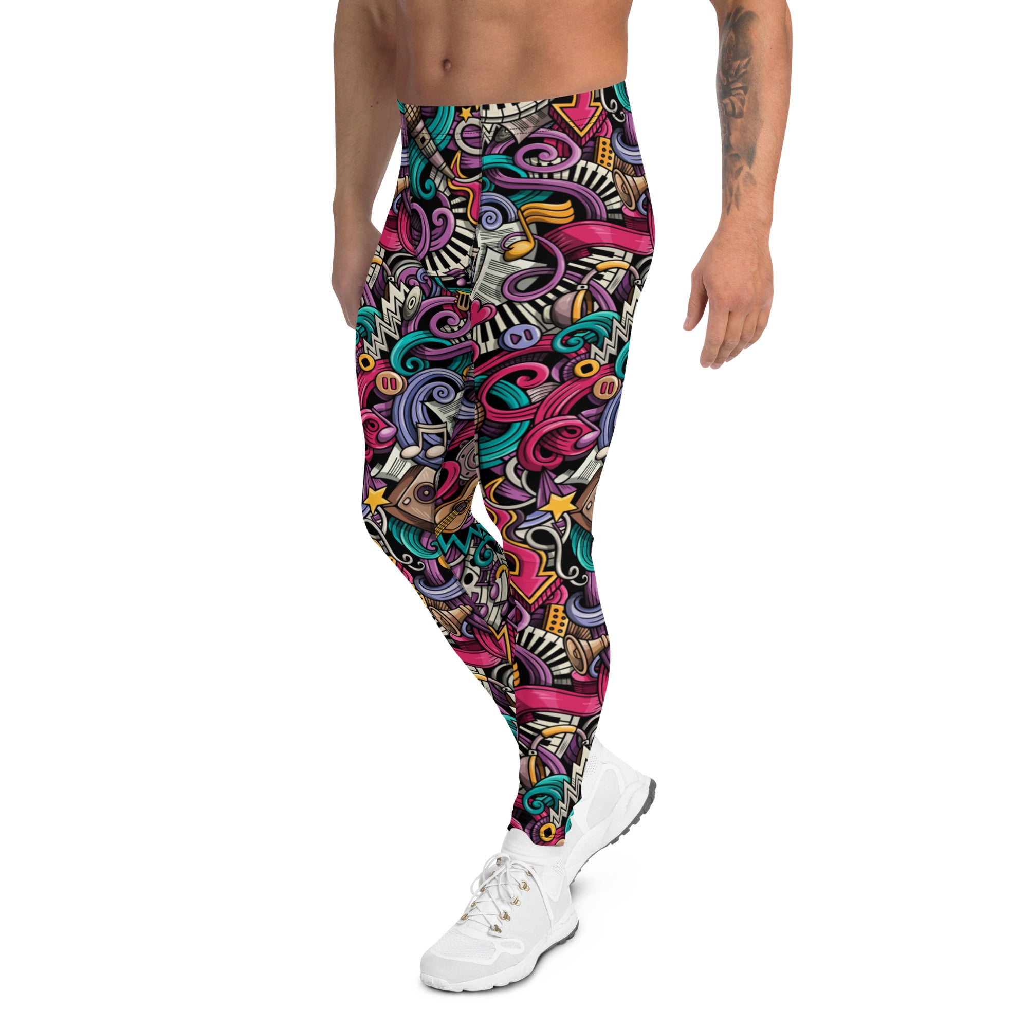 Grunge Rock Leggings for Men